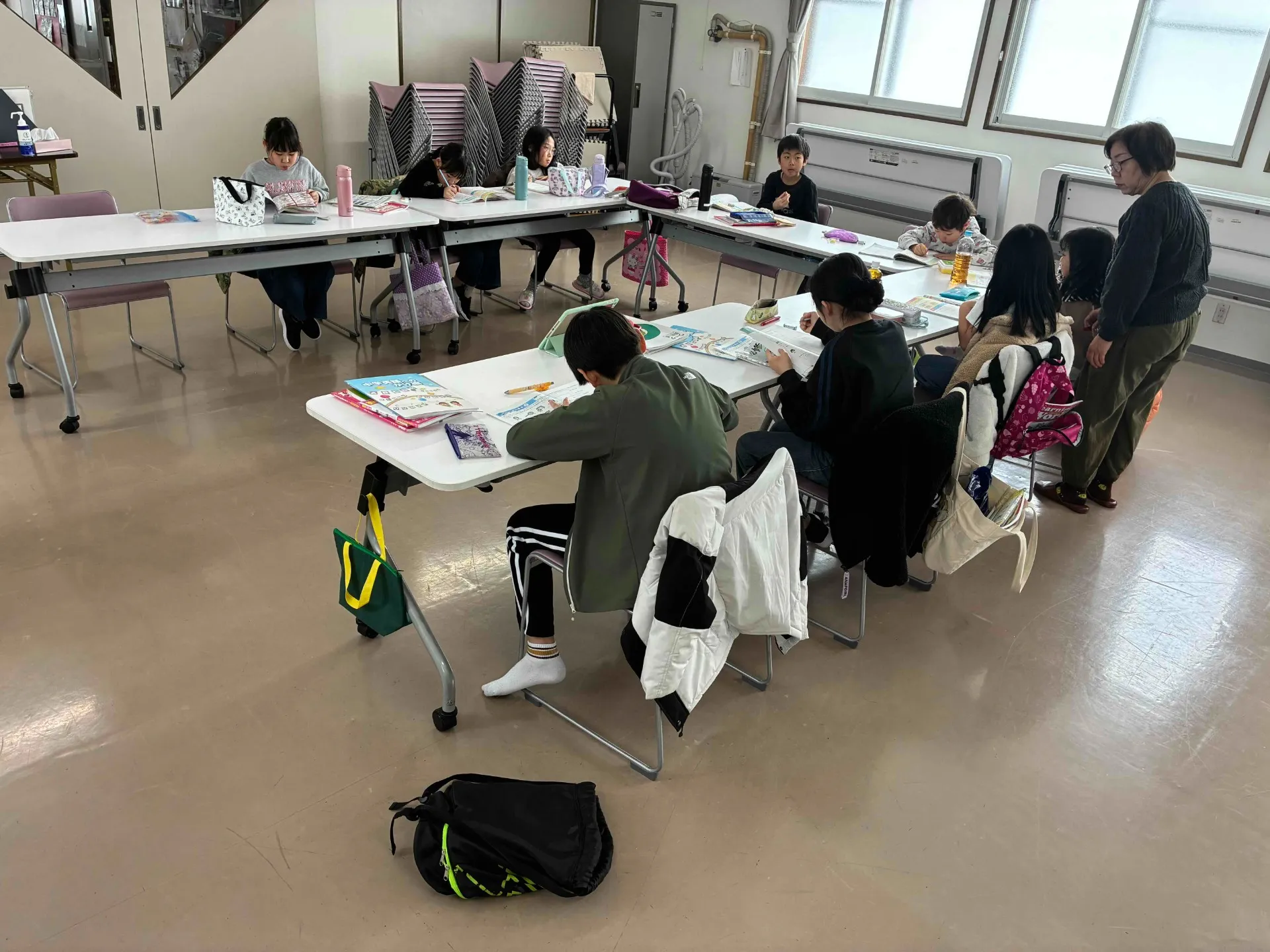 マリーズかきかきクラスの授業風景